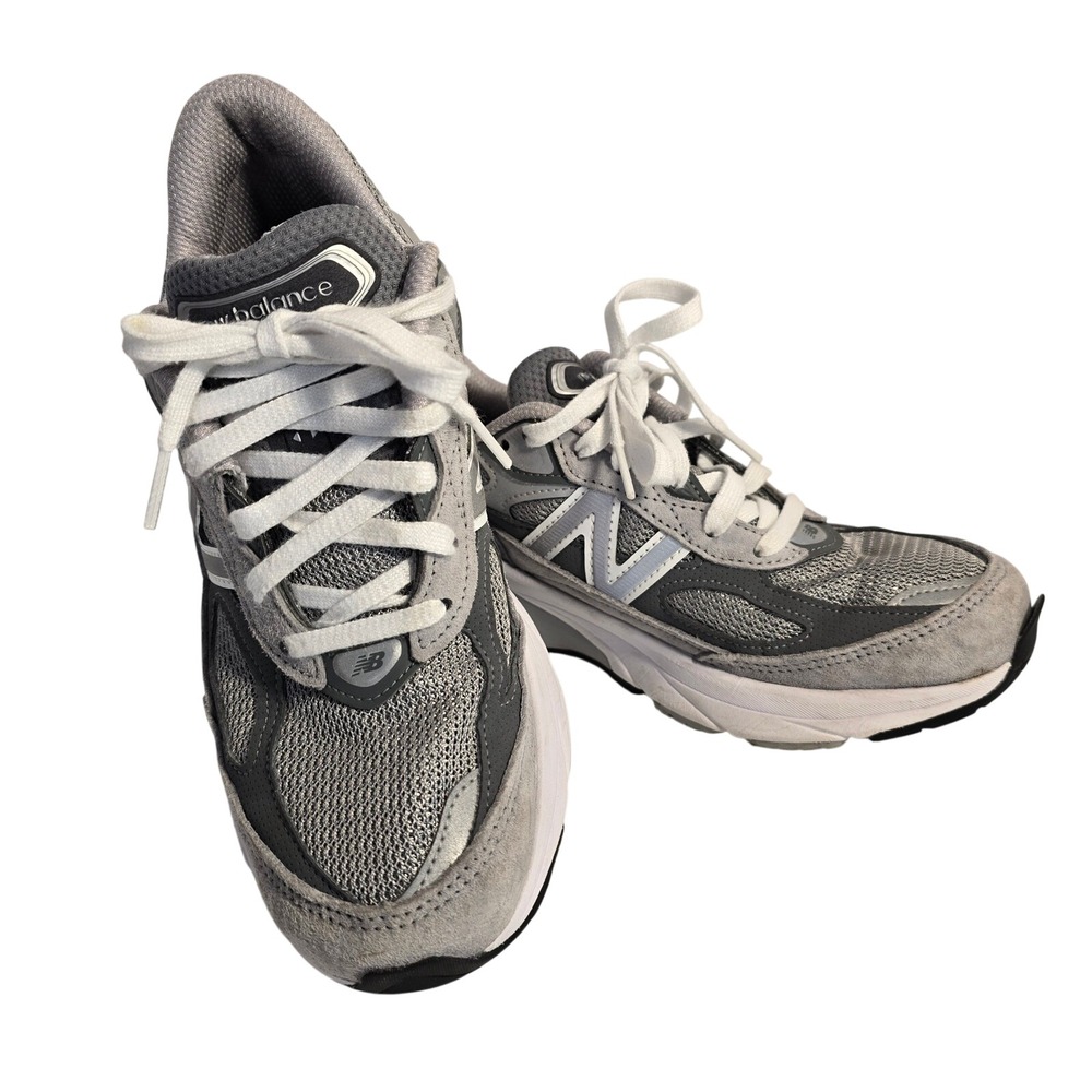 New Balance 990v6 Made in USA Grey Silver Running Shoes W990GL6 Womens
